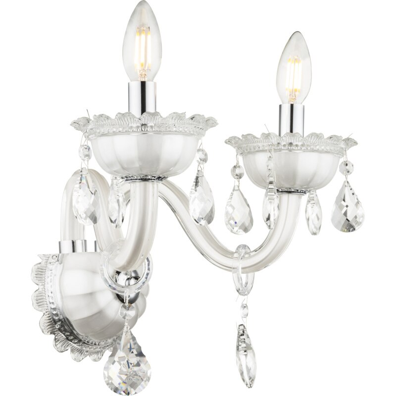 Aplica Teejay Globo, 64118-2W, Crom, 2xE14