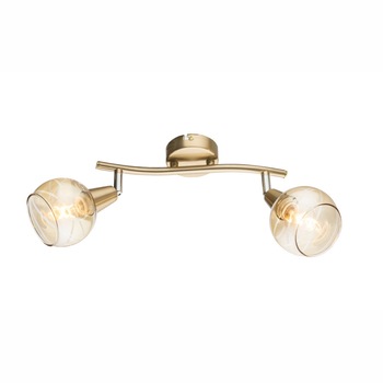 Aplica LARA AP-45653-7, 2 x LED E14, 4W, 400lm, 3000K, 230V, Auriu Aplica LARA AP-45653-7, 2 x LED E14, 4W, 400lm, 3000K, 230V, Auriu