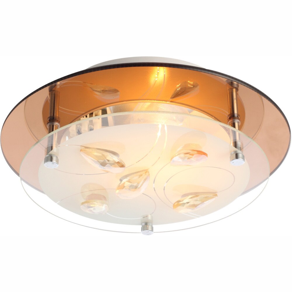 Plafoniera AYANA AP-59586, 1 x E27, 60W, Cromat, Maro