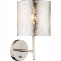 aplica de perete din nichel satinat globo 15188w plastic finisaj acril satinat inaltime abajur 20 cm intrerupator 150x260x190 mm 1xe14 40w 230v argintiu imagen 23_0_
0
