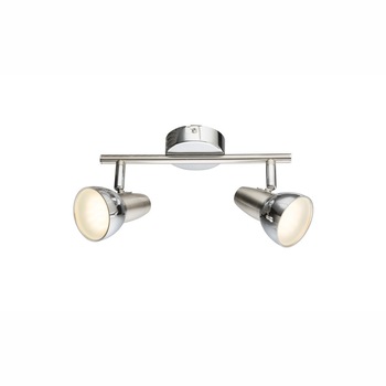Aplica CAPPUCCINO AP-43883-7, 2 x LED, 4W, 250lm, 3000K, 126V, Satinat, Cromat Aplica CAPPUCCINO AP-43883-7, 2 x LED, 4W, 250lm, 3000K, 126V, Satinat, Cromat