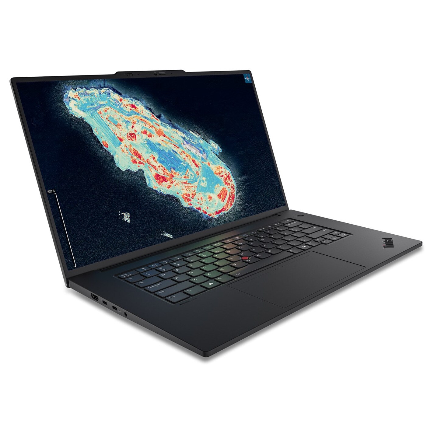 Laptop Lenovo ThinkPad T1g G8, 16" WUXGA, Intel® Core™ Ultra 7 255H pana la 5.1 GHz, 32 GB RAM LPDDR5x 7467, 1 TB SSD, NVIDIA® GeForce® RTX 5060 8 GB, Windows 11 Pro, Black 1 TB