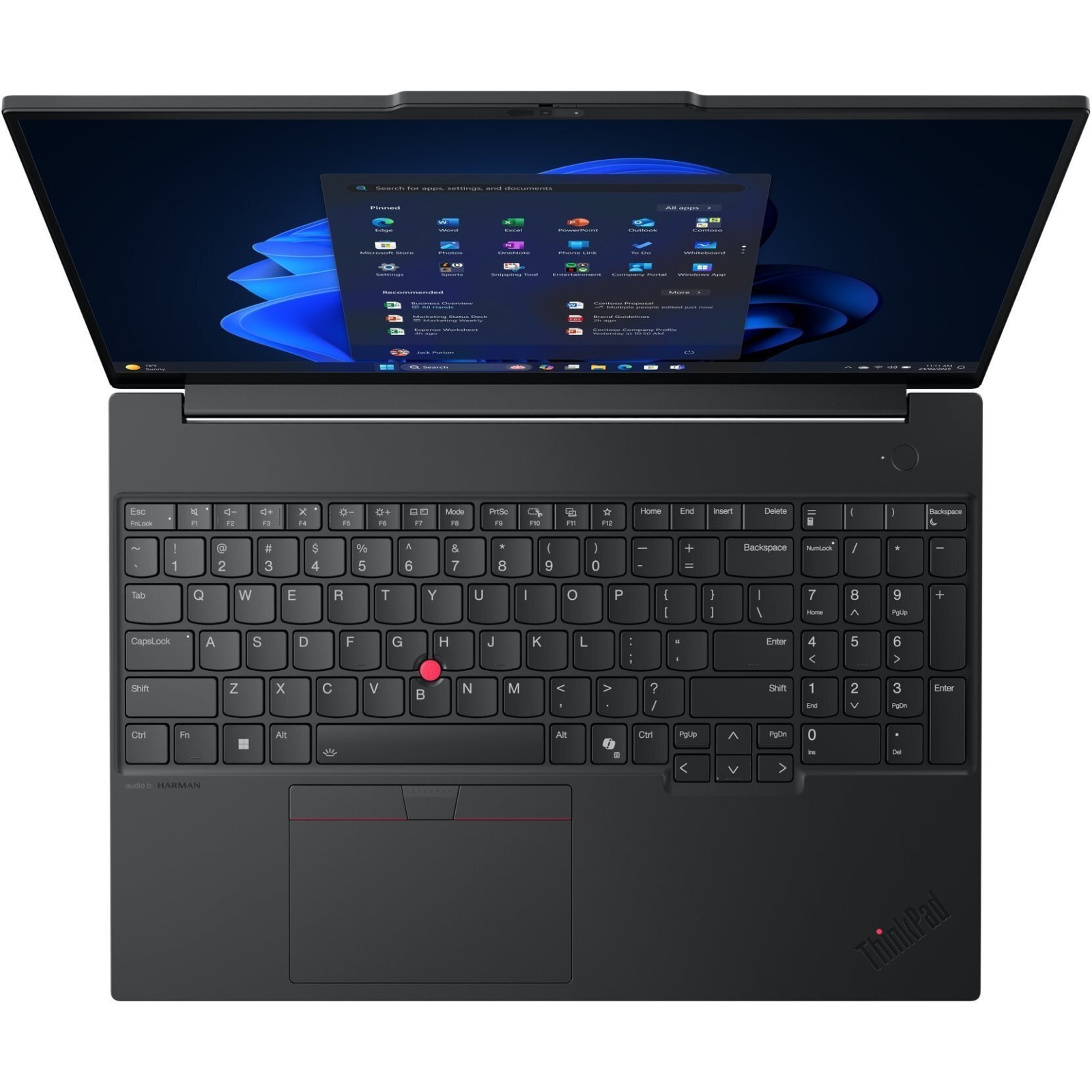 Laptop Lenovo ThinkPad E16 G3, 16" WUXGA, Intel® Core™ Ultra 7 256V pana la 4.8 GHz, 16 GB RAM LPDDR5x 8533, 512 GB SSD, Intel Arc Graphics, Windows 11 Pro, Black 512 GB