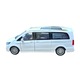 Fém autó Mercedes-Benz V-Class Fehér, 1:24 méretarányú, fényekkel, hangokkal és működő ajtókkal