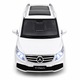 Fém autó Mercedes-Benz V-Class Fehér, 1:24 méretarányú, fényekkel, hangokkal és működő ajtókkal