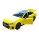 Fém autó BMW M3 G80, 1:24 méretarány, die-cast, Sárga, 6+ év