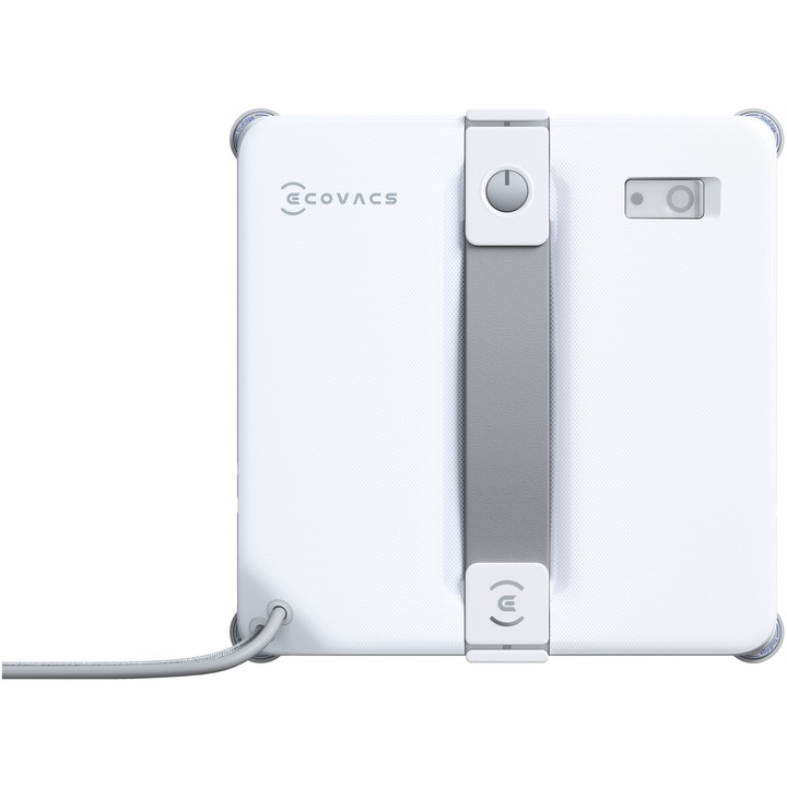 WINBOT MINI 2 Ecovacs ablaktisztító robot, WIN-SLAM 4.0 technológia, 3200 Pa szívóerő, Mikroszálas törlőpárna, 60 ml tartály, 4 tisztítási mód, Fehér/Szürke