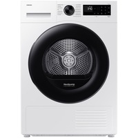 Uscator de rufe Samsung DV80DG52B0AELE, Pompa de caldura, 8kg, Clasa C, Smart Things, Quick Dry 35', Hygiene Care, Alba