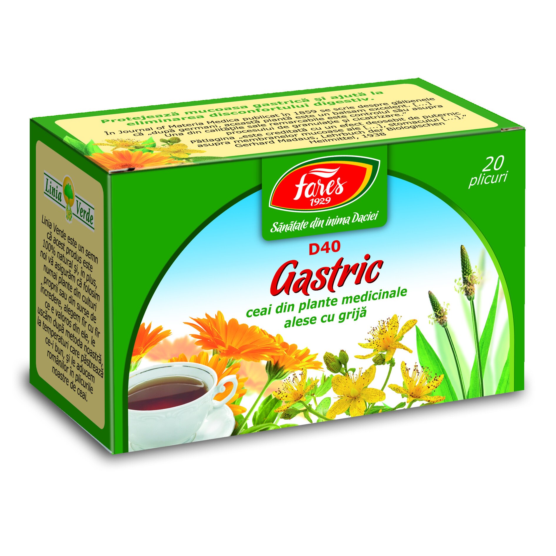 Ceai Gastric 20plicuri Fares