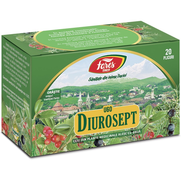 Ceai Diurosept, 20 plicuri, Fares