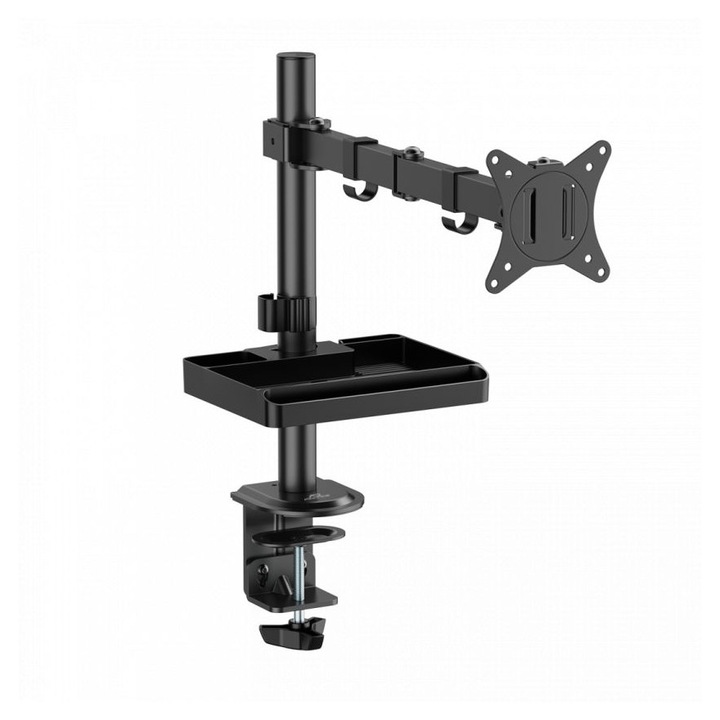 Advance 17"-32" monitor konzol, fekete, állítható, fali tartó