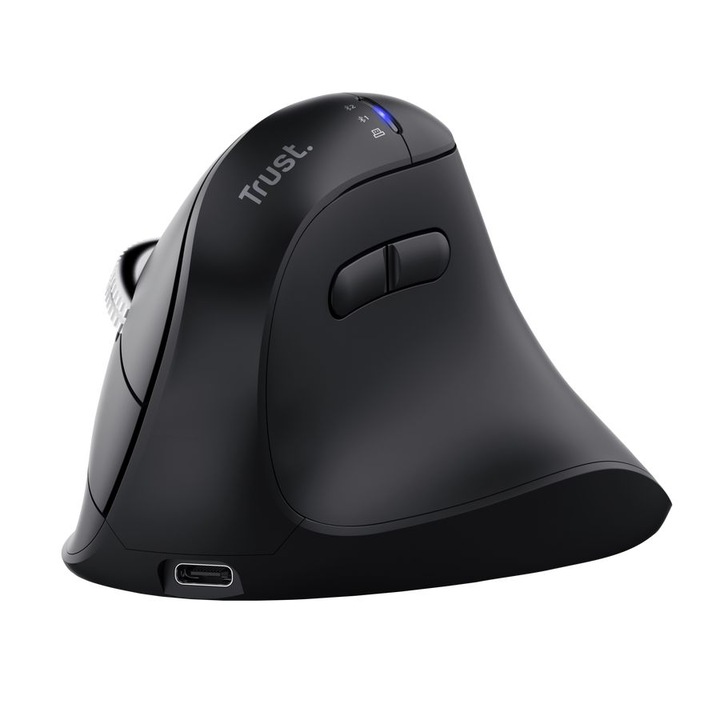 Trust Vyran vezeték nélküli Bluetooth egér fekete, 2, 4GHz, 4800DPI
