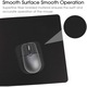 Mousepad gaming K0443-emagCJ-7842, textil cu baza din cauciuc antialunecare, cusaturi anti-rafel, negru, 600 x 300 x 3 mm