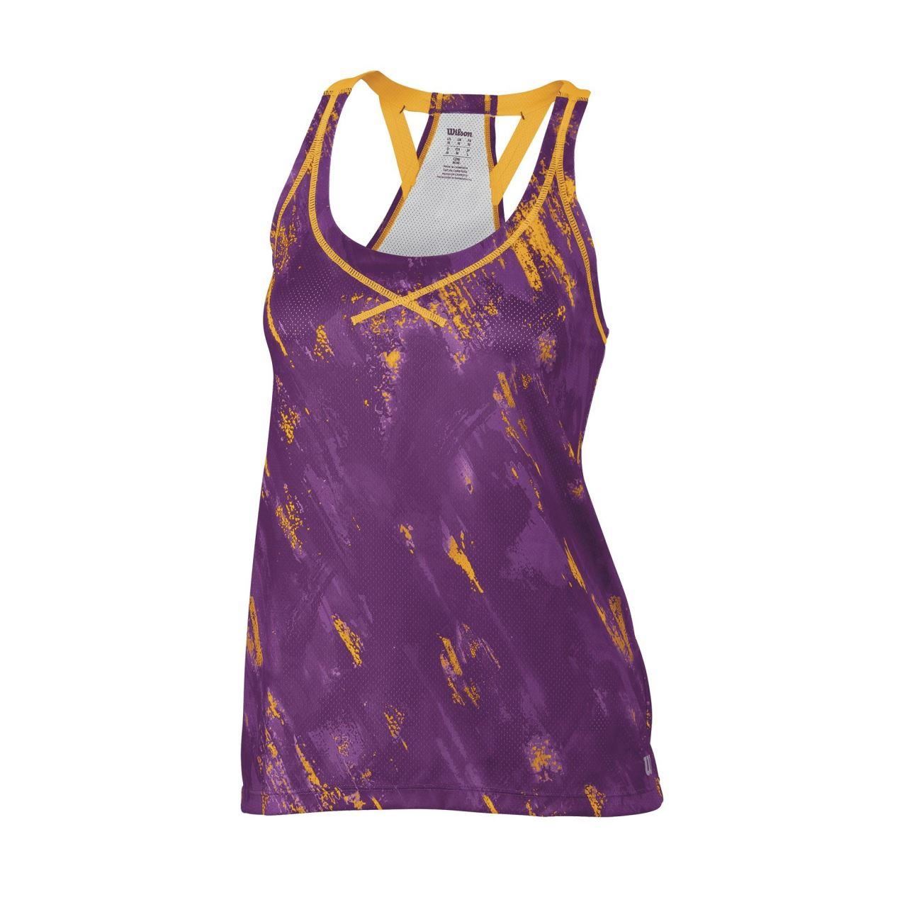 Maiou Wilson Painted Print Mesh, femei, violet, Violet