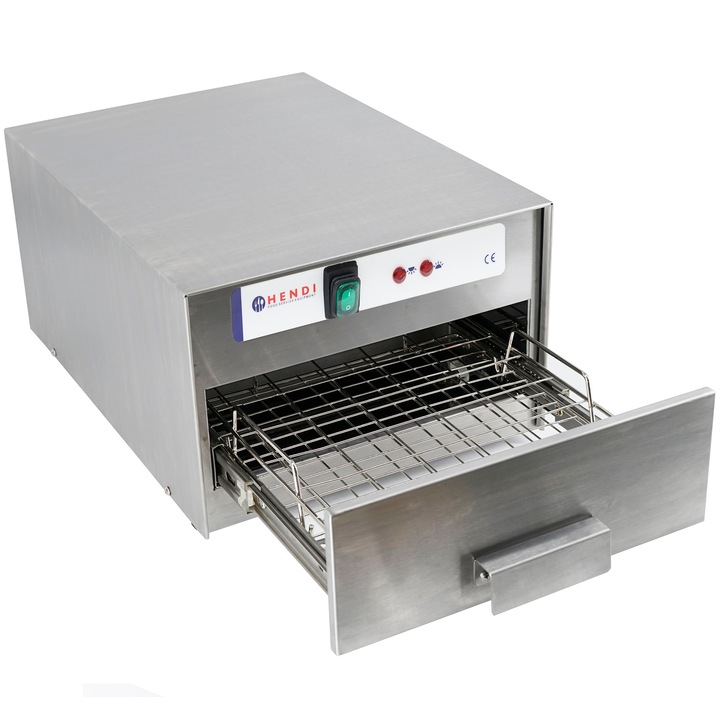 Hendi tojás sterilizáló, 78 W, fertőtlenítés UV lámpákkal, kapacitás 30 tojás, ezüst