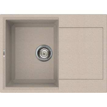 Chiuveta granitek Easy 135, 680 x 500 mm, adancime 210 mm, cuva reversibila, Avena G51 Chiuveta granitek Easy 135, 680 x 500 mm, adancime 210 mm, cuva reversibila, Avena G51