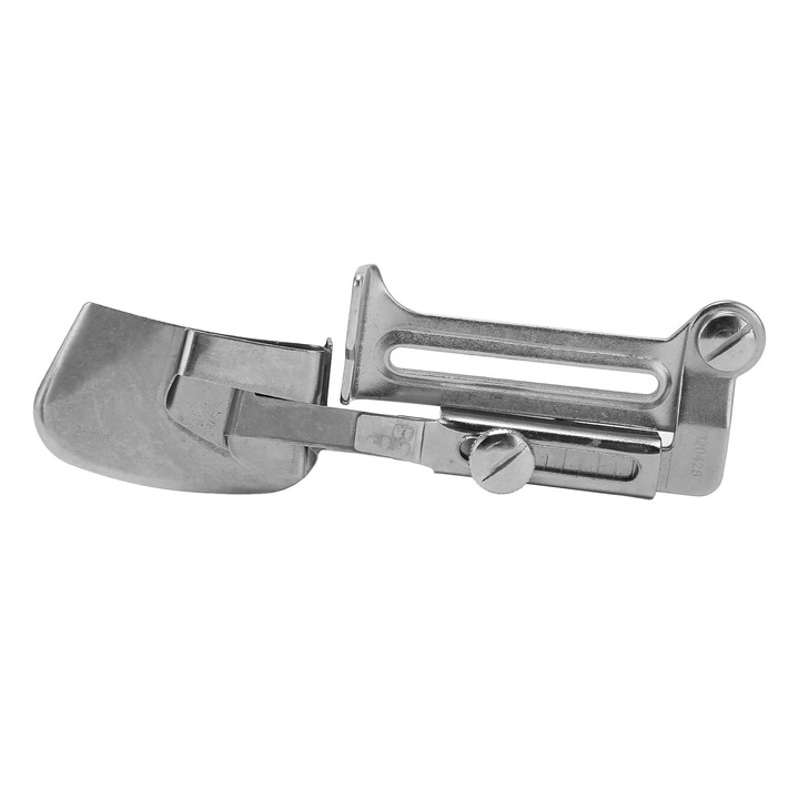 Binder ajustabil din otel pentru masina de cusut 0803BM-BSTY00999670, latime reglabila 15–25 mm, 13 x 3 cm, argintiu
