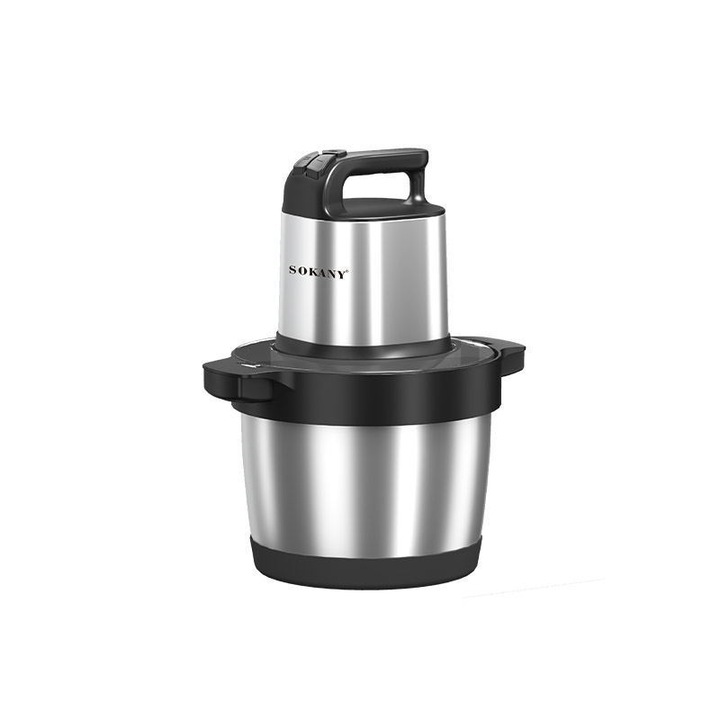 3 in 1 Masina de tocat carne electrica, Bytelike, 1500W 6.5L, aparat multifunctional tocat, maruntit, 3 Trepte de Viteza, amestecat, 220V, putere mare