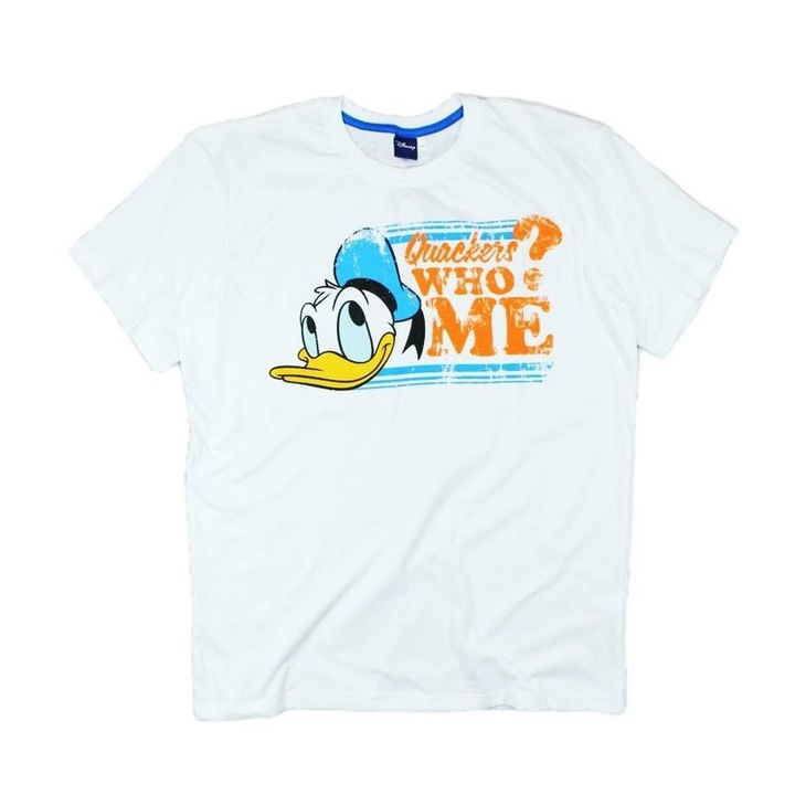 Tricou Disney, Donald Duck, Alb