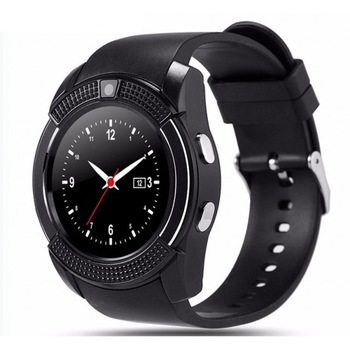 Ceas Smartwatch cu Telefon M Star Ventura 008, Camera 1,3 Mp, Antizgarieturi, Anti Lost, Pedometru, Social Media vesiune 2.18, Negru Ceas Smartwatch cu Telefon M Star Ventura 008, Camera 1,3 Mp, Antizgarieturi, Anti Lost, Pedometru, Social Media vesiune 2.18, Negru