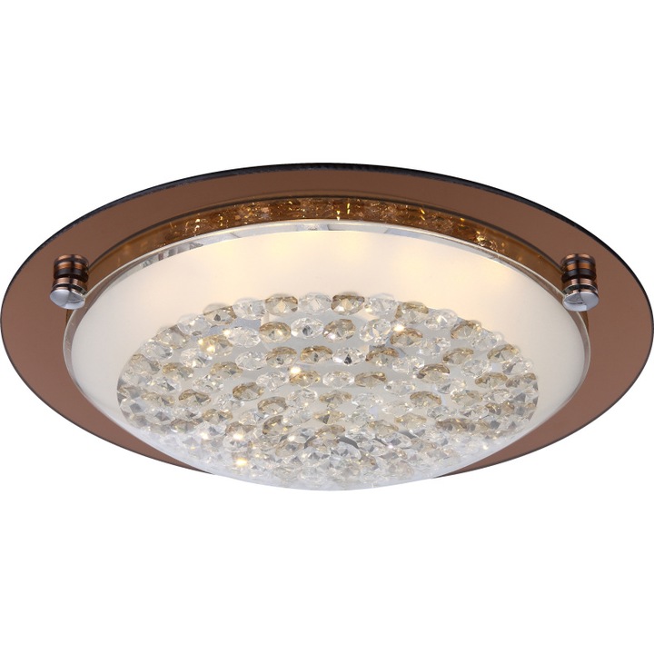 Plafoniera Tabasco Globo, 48263, Chihlimbar, LED 12W, Lumina Calda, 1040lm