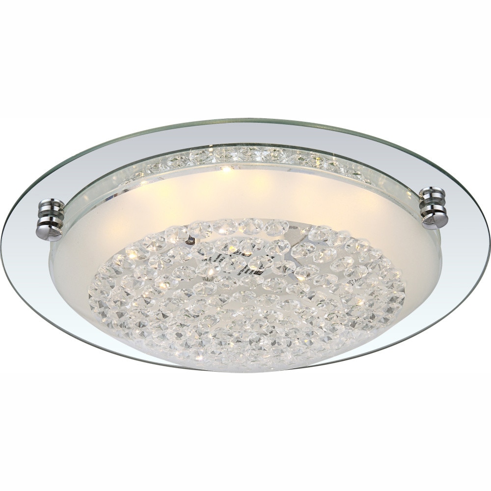 Plafoniera FROO AP-51750, 1 x LED, 12W, 1040lm, 3100K, 40V, Cromat, Satinat