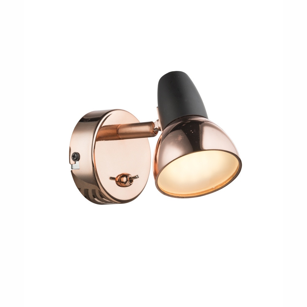 Aplica TOBI AP-43882-8, 1 x LED, 4W, 250lm, 3000K, 126V, Cupru mat, Argintiu