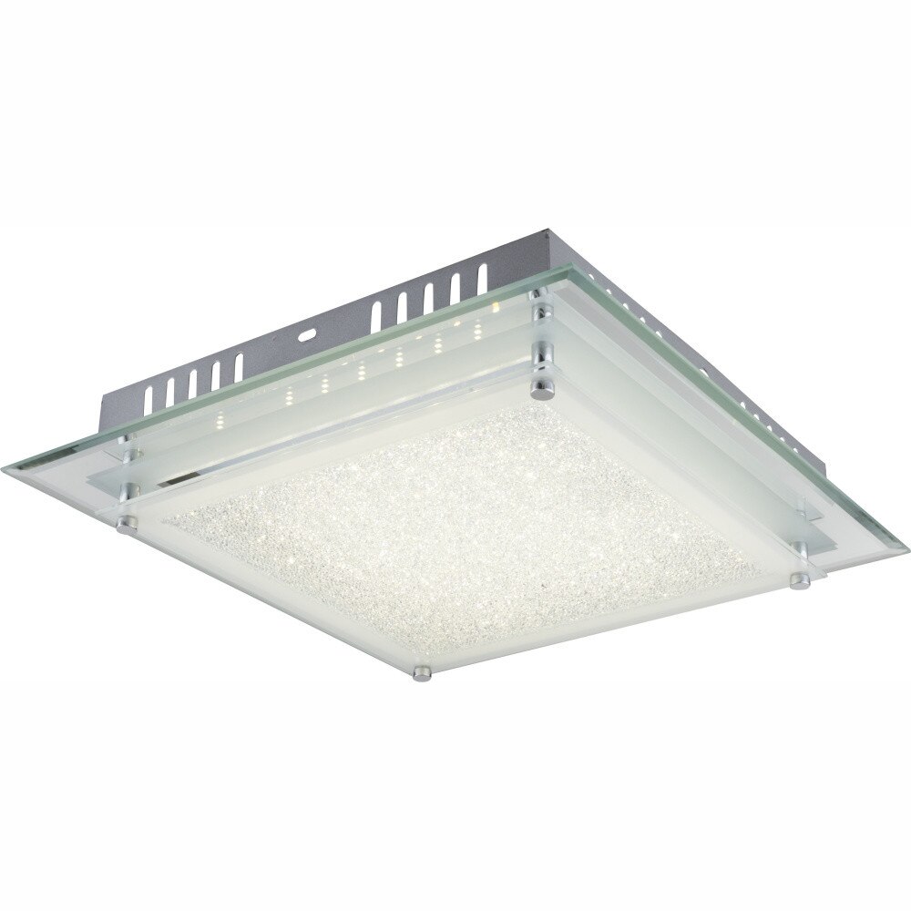 Plafoniera AISHA AP-50642-82, 1 x LED, 17W, 1280lm, 4000K, 56V, Cromat, Satinat