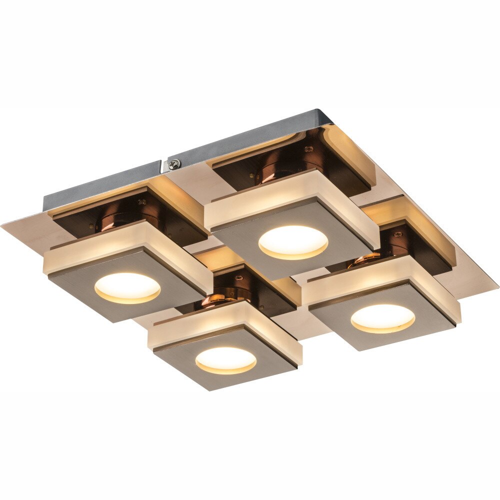 Plafoniera CAYMAN AP-50596-5, 4 x LED, 5W, 235lm, 3000K, 230V, Bronz, Satinat