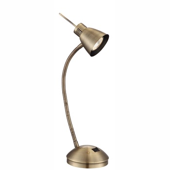 Lampa din alama cu aspect invechit, Globo, 2475L, 10706 LED LM, Intrerupator, 240x440 mm, 1xGU10, 3W 230V, 250lm, 3000K, Auriu Lampa din alama cu aspect invechit, Globo, 2475L, 10706 LED LM, Intrerupator, 240x440 mm, 1xGU10, 3W 230V, 250lm, 3000K, Auriu