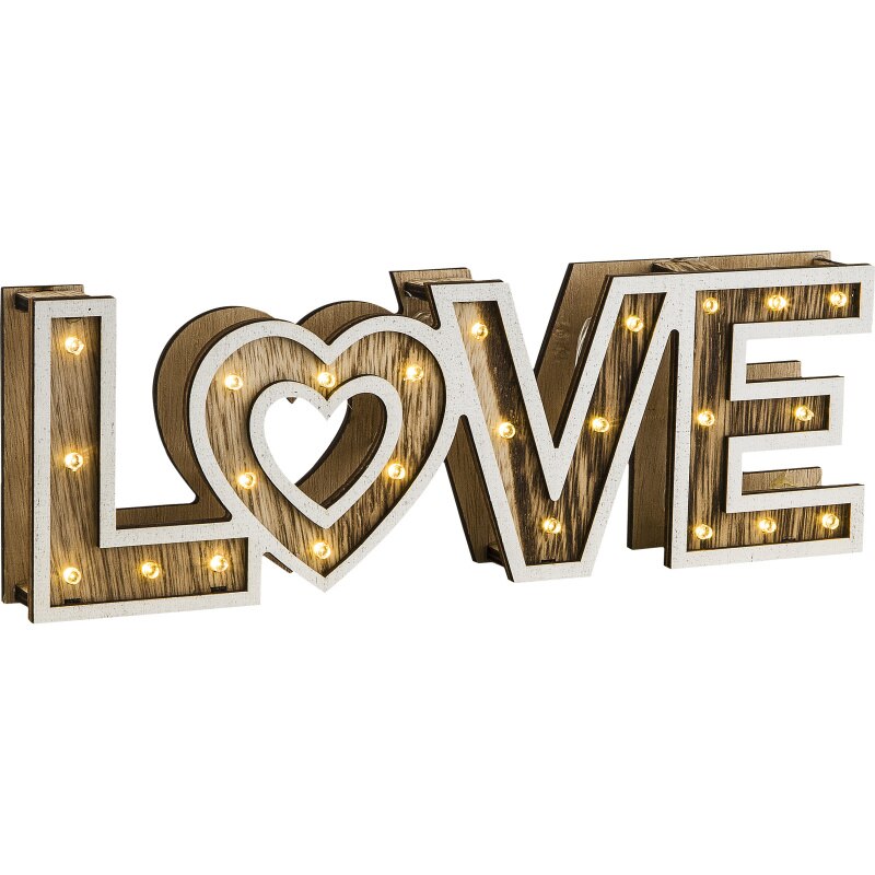 Veioza Love Globo, 29976, Stejar, LED 0,06W, Lumina Variabila, 150lm