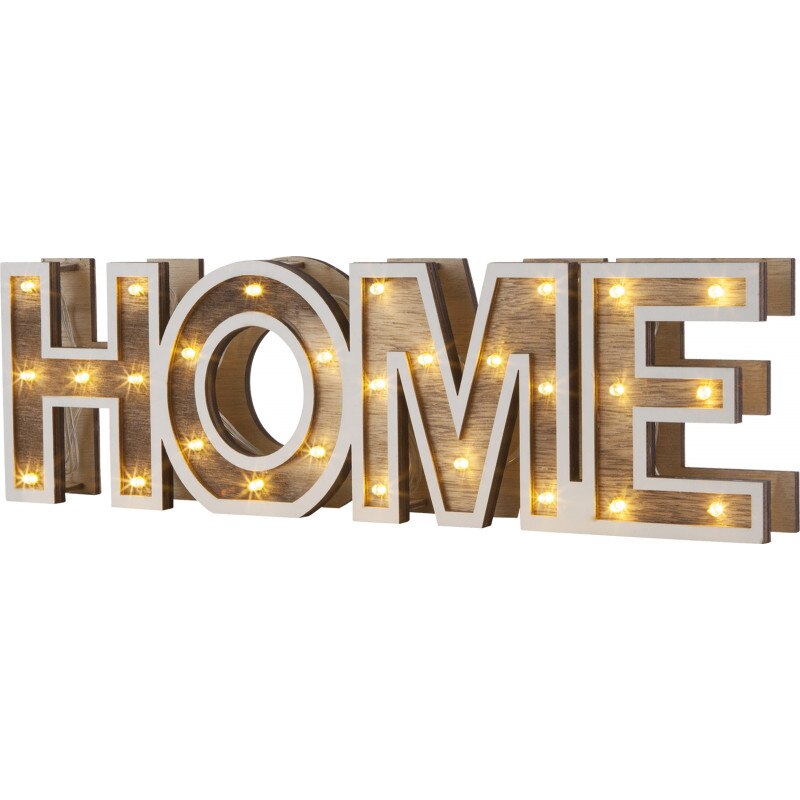 Decoratiune LED "HOME", alimentare cu baterii(neincluse), 29975 Globo