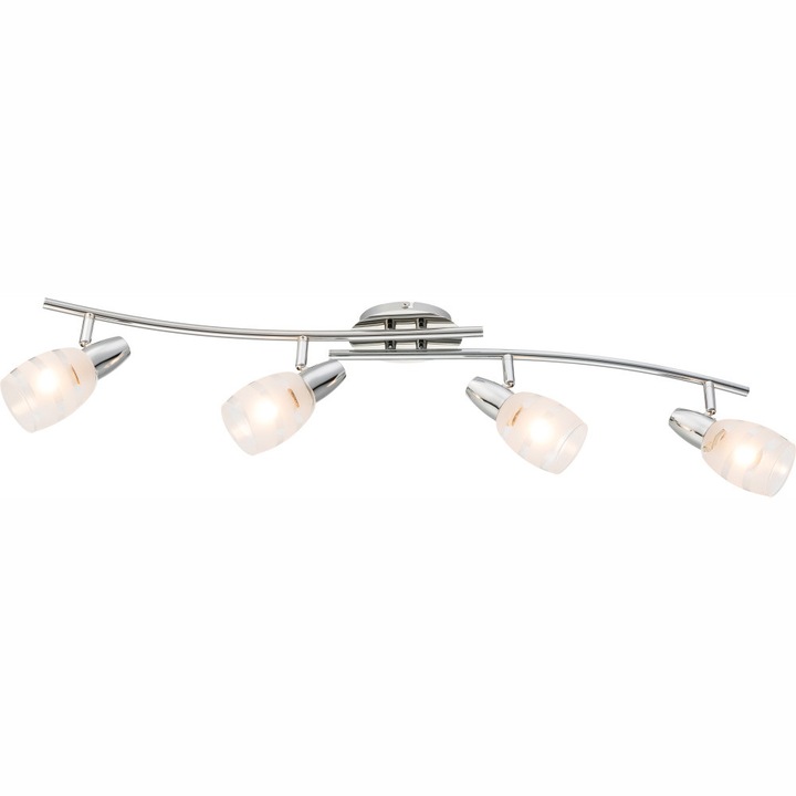 Спот ROY S-45014-5, 4 x E14, 40W, 230V, хром, сатен