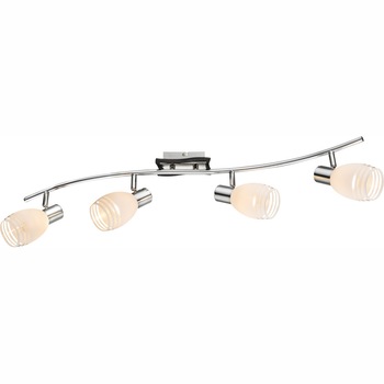 Spot TOAY S-458989-5, 4 x E14, 40W, 230V, Cromat, Wenghe, Alb Spot TOAY S-458989-5, 4 x E14, 40W, 230V, Cromat, Wenghe, Alb