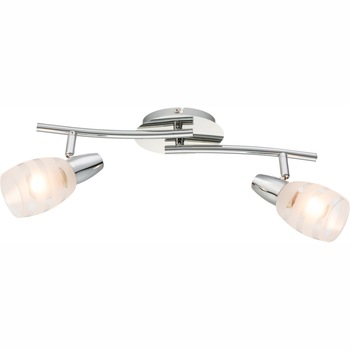 Spot ROY S-45014-7, 2 x E14, 40W, 230V, Cromat, Satinat Spot ROY S-45014-7, 2 x E14, 40W, 230V, Cromat, Satinat