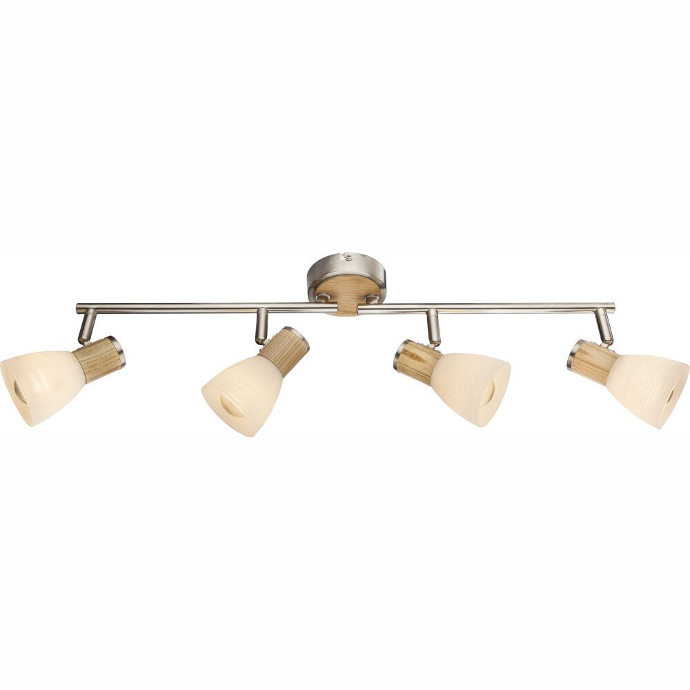 Spot GYLFI S-45647-5, 4 x E14, 40W, 230V, Nichel, Satinat