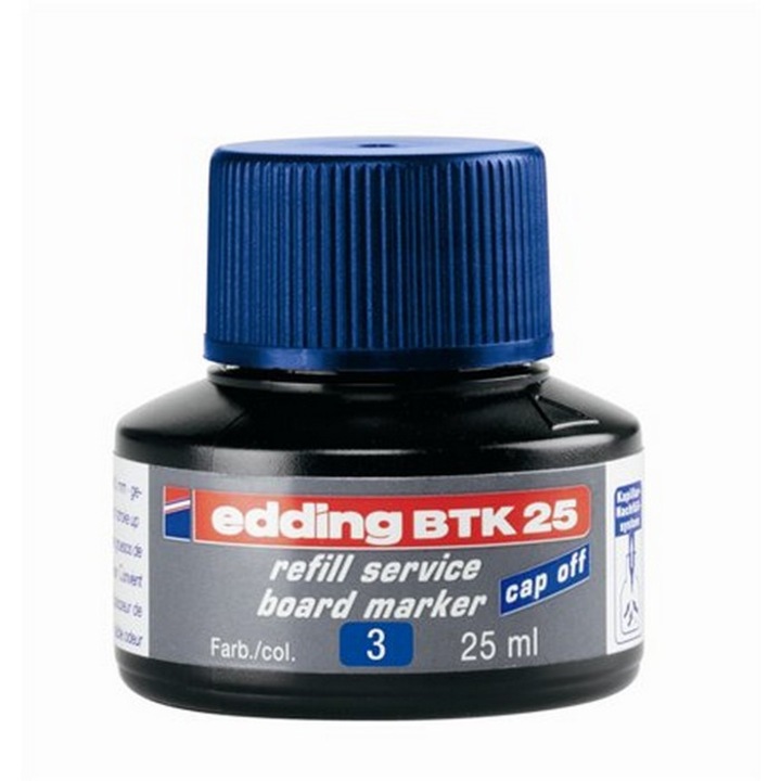 Rezerva marker, Edding, 25 ml, Albastru