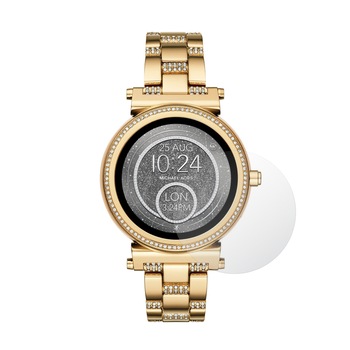 Set 4 Folii Protectie Ecran, Acoperire Totala, Adezive si Foarte Flexibile, Invisible Skinz Ultra-Clear HD pentru Smartwatch Michael Kors Access Sofie Pavé Set 4 Folii Protectie Ecran, Acoperire Totala, Adezive si Foarte Flexibile, Invisible Skinz Ultra-Clear HD pentru Smartwatch Michael Kors Access Sofie Pavé