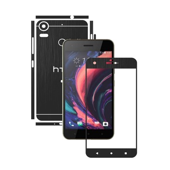 1 + 1 GRATUIT - HTC Desire 10 Pro - Brushed Negru - Folie de protectie Carbon Skinz, Husa Full Body Cover de tip Skin Adeziv pentru Rama Ecran,Carcasa Spate si Laterale 1 + 1 GRATUIT - HTC Desire 10 Pro - Brushed Negru - Folie de protectie Carbon Skinz, Husa Full Body Cover de tip Skin Adeziv pentru Rama Ecran,Carcasa Spate si Laterale
