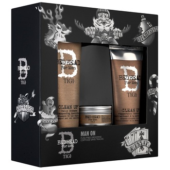 Set produse TIGI MAN ON SET CLEAN UP SHAMPOO 250 ml + CONDITIONER 250 ml + MATTE SEP 85 ml Set produse TIGI MAN ON SET CLEAN UP SHAMPOO 250 ml + CONDITIONER 250 ml + MATTE SEP 85 ml