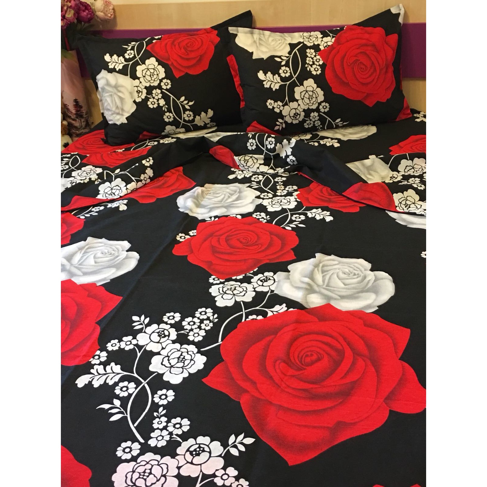 Lenjerie dubla by Liz Line - bumbac 100% - patru piese - D475