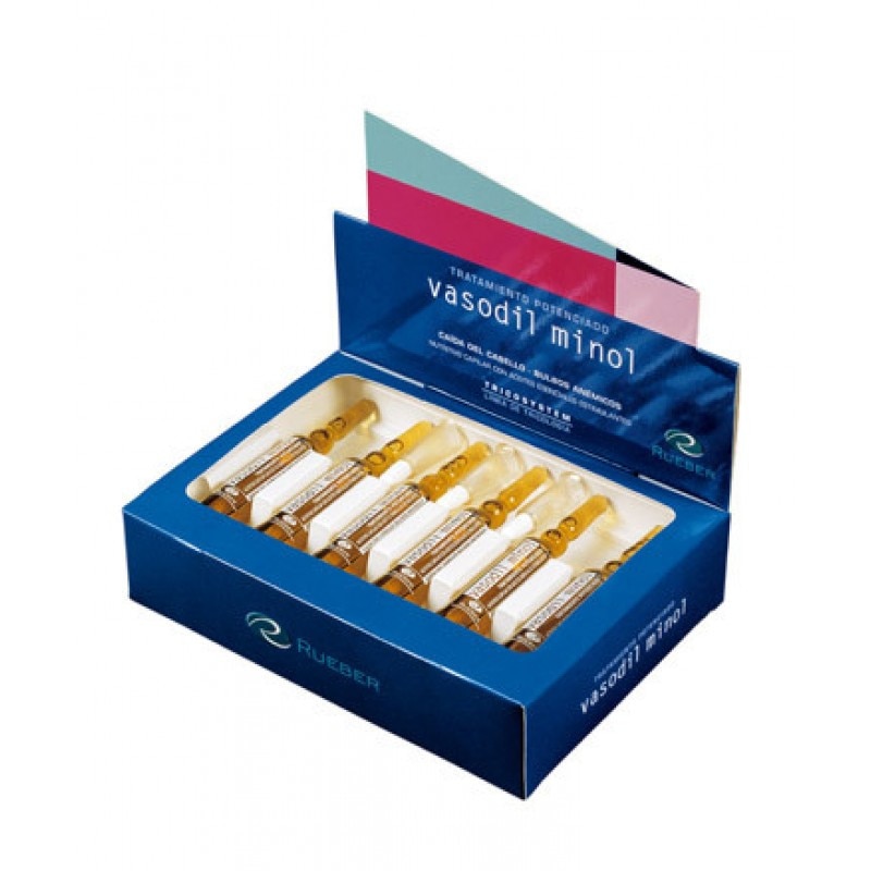 Fiole anti cadere, Regenerare Vasodil Minol Rueber 12 buc
