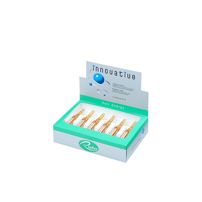 Fiole anti-cadere, nutritive cu placenta Hair Energy Rueber 12buc