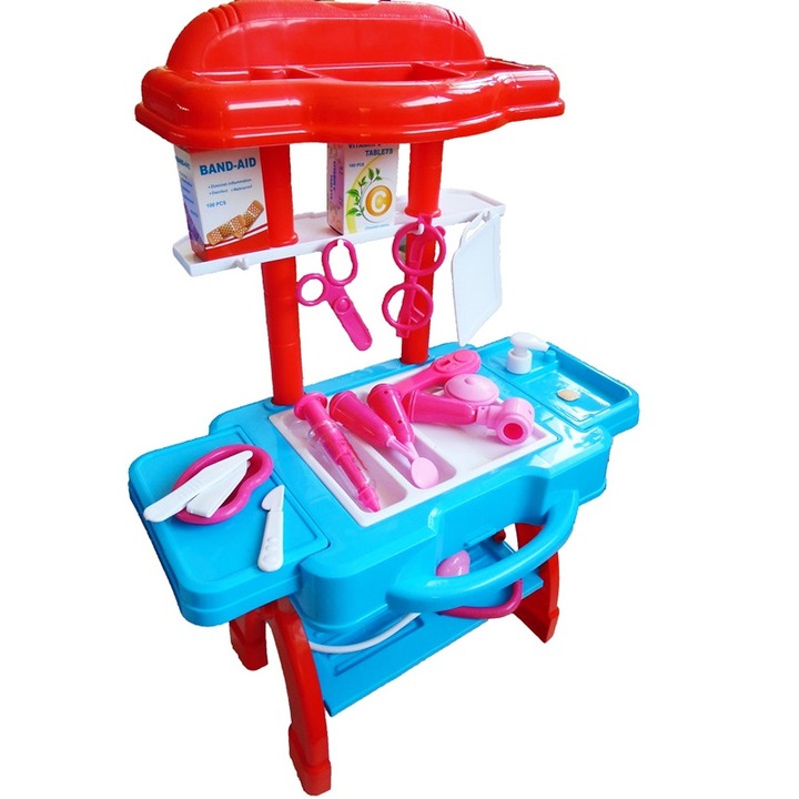 Set joaca doctor cu diverse accesorii