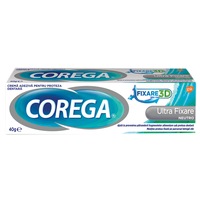 Pachet promo: 2 x Crema adeziva pentru proteza dentara Corega Ultra Fixare Neutro, 40 g