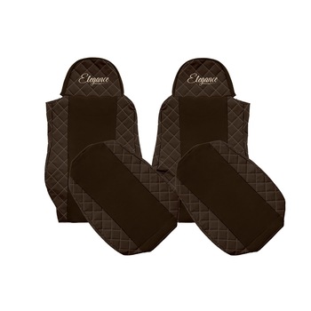 Set huse scaun DAF XF95-XF105 maro productie 2002-2012 Set huse scaun DAF XF95-XF105 maro productie 2002-2012