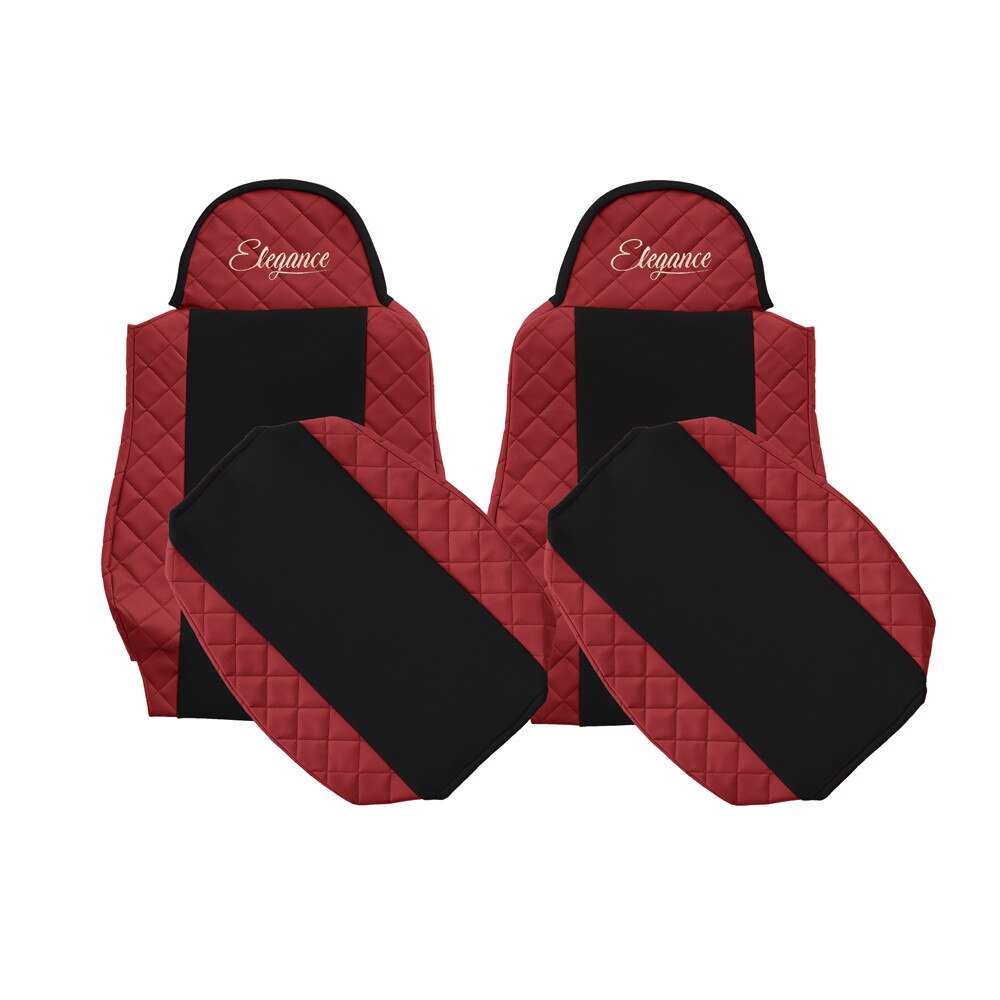 Set huse scaun MAN TGA TGL TGM rosu productie 2006-2016