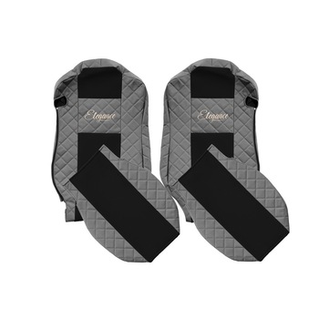 Set huse scaun Mercedes MP4 Euro 6 gri productie 2011-2017 Set huse scaun Mercedes MP4 Euro 6 gri productie 2011-2017