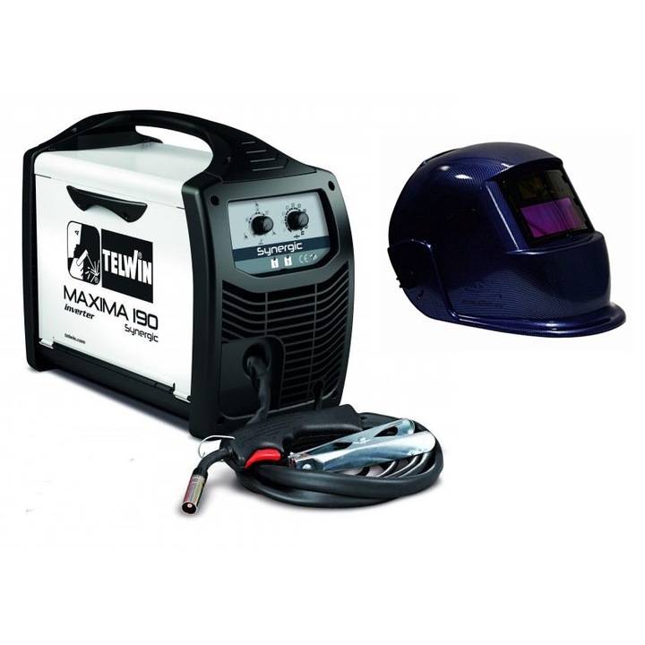 MAXIMA 190 Synergic MIG-MAG ,170A + Cadou Masca sudura automata BLUE LCD 9-13