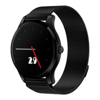 ceas smartwatch good tech k88 bluetooth heart rate monitor functie siri monitorizare gesturi compatibil cu ios andriod negru metalic imagen 32_0_
0
